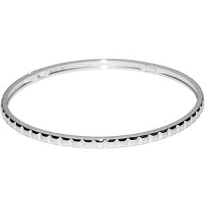 Boucheron Quatre Clou de Paris Au750 White Gold Bracelet Size 18